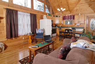 Pigeon Forge One Bedroom Cabin 